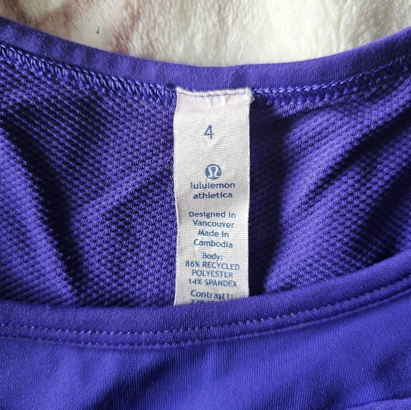Lululemon Run: For Your Money Tank - Bruised Berry - New Condition - Picture 5 of 8